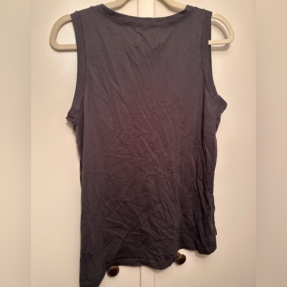 MATE The Label V Tank Top Charcoal Size Small NWOT - Picture 5 of 7